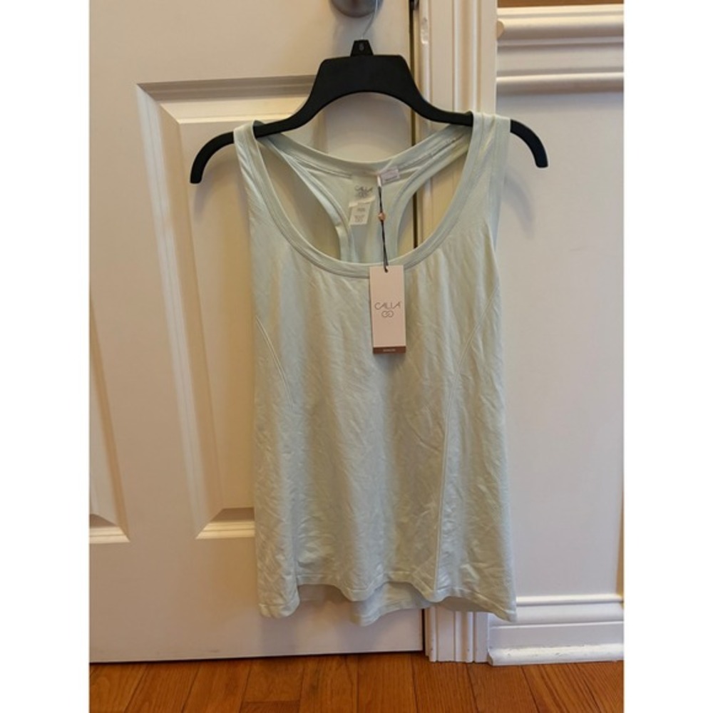 New Calia GO Womens size  XXL Mint Candy Seamless Scoop Neck Tank‎ Top